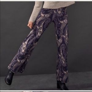 NWT Anthropologie Maeve Paisley Pants
